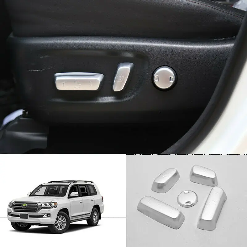 Для Toyota Highlander 2015-2019 ABS Серебряная регулируемая ручка для сиденья Кнопка молдинг крышка отделка автомобильные аксессуары 5 шт.
Для Toyota Highlander 2015-2019 ABS Серебряная регулируемая ручка для сиденья Кнопка молдинг крышка отделка автомобильные аксессуары 5 шт.