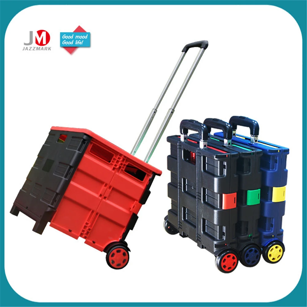 B-LIFE Grocery Cart Shopping Laundry Basket on Wheels Folding and Collapsible Hand Crate with Lid on Wheels Car Trunk Organizer
B-LIFE Grocery Cart Shopping Laundry Basket on Wheels Folding and Collapsible Hand Crate with Lid on Wheels Car Trunk Organizer