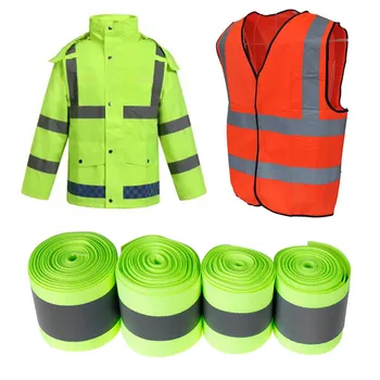 5M High Visibility Safety Reflective cloth DIY Fluorescent webbing sewing on Reflective Tape For Clothing Warning Safety Trim
5M High Visibility Safety Reflective cloth DIY Fluorescent webbing sewing on Reflective Tape For Clothing Warning Safety Trim
