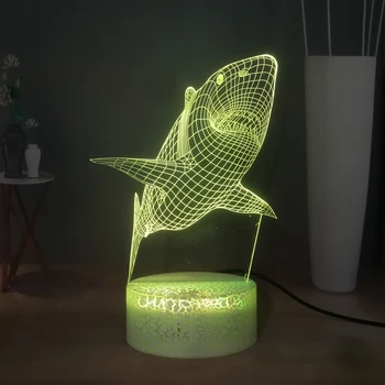Ocean Animal Shark Desk Lamp USB Touch Remote Control 3D Night Light Switch LED Table Lamp Child Cartoon Bedroom Night Lamp
Ocean Animal Shark Desk Lamp USB Touch Remote Control 3D Night Light Switch LED Table Lamp Child Cartoon Bedroom Night Lamp