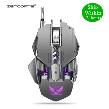 ZERODATE X300GY 7 Buttons USB Wired Gaming Mouse Mechanical Computer PC Mouse Mice 3200DPI LED Backlight for LOL DOTA2 Computer
ZERODATE X300GY 7 Buttons USB Wired Gaming Mouse Mechanical Computer PC Mouse Mice 3200DPI LED Backlight for LOL DOTA2 Computer