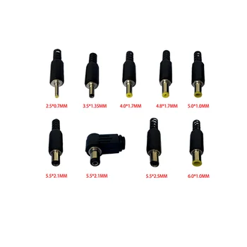 10Pcs Sample Solder Type Male DC Power Plug Header For Power Socket, 2.5*0.7/3.5*1.35/4*1.7/4.8*1.7/5*1/5.5*2.1/5.5*2.5/6*1mm
10Pcs Sample Solder Type Male DC Power Plug Header For Power Socket, 2.5*0.7/3.5*1.35/4*1.7/4.8*1.7/5*1/5.5*2.1/5.5*2.5/6*1mm