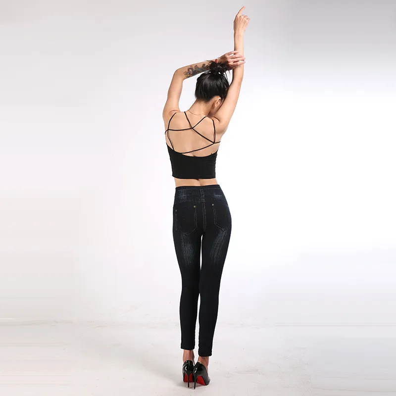 Spring And Autumn New Fashion Women's Printing Imitation Denim Leggings Sexy Tight Leggings Elastic Leggings High Waist Leggings
Spring And Autumn New Fashion Women's Printing Imitation Denim Leggings Sexy Tight Leggings Elastic Leggings High Waist Leggings
