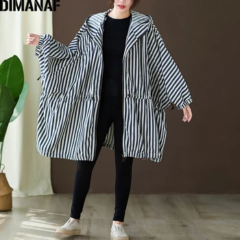 DIMANAF Plus Size Women Jackets Coats Autumn Outerwear Zipper Bat Sleeved Oversize Female Loose Hooded Striped Clothes 150KG Fit
DIMANAF Plus Size Women Jackets Coats Autumn Outerwear Zipper Bat Sleeved Oversize Female Loose Hooded Striped Clothes 150KG Fit