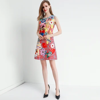 Xiaomoli Retro printing, stud drilling, three-dimensional bright flower sleeveless vest , new in autumn 2020
Xiaomoli Retro printing, stud drilling, three-dimensional bright flower sleeveless vest , new in autumn 2020