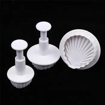 3 Pcs Fondant Cake Decorating Plunger Cutter Shell Shape Tools Mold Cookies Mold Sea Shell Shape Cookie Cutter Kitchen Cocina
3 Pcs Fondant Cake Decorating Plunger Cutter Shell Shape Tools Mold Cookies Mold Sea Shell Shape Cookie Cutter Kitchen Cocina