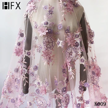 HFX 2020 African Beaded 3D Lace Fabric High Quality Flowers Embroidery French Tulle Lace Fabric for Nigeria Wedding Party K009
HFX 2020 African Beaded 3D Lace Fabric High Quality Flowers Embroidery French Tulle Lace Fabric for Nigeria Wedding Party K009