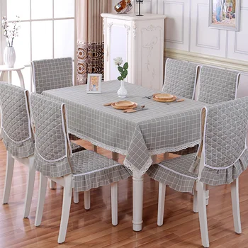 2/9/13 Pcs Plaid Pattern Tablecloth Set Dining Chair Covers Solid Color Anti-Dirty Table Cover Chair Cushion Kitchen Table Cloth
2/9/13 Pcs Plaid Pattern Tablecloth Set Dining Chair Covers Solid Color Anti-Dirty Table Cover Chair Cushion Kitchen Table Cloth