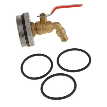 DN50/2 Inch Stainless Steel Ton Barrel Tank Outlet Tap Faucet Replacement & O-ring Seal For 200L Barrel Oil Water
DN50/2 Inch Stainless Steel Ton Barrel Tank Outlet Tap Faucet Replacement & O-ring Seal For 200L Barrel Oil Water