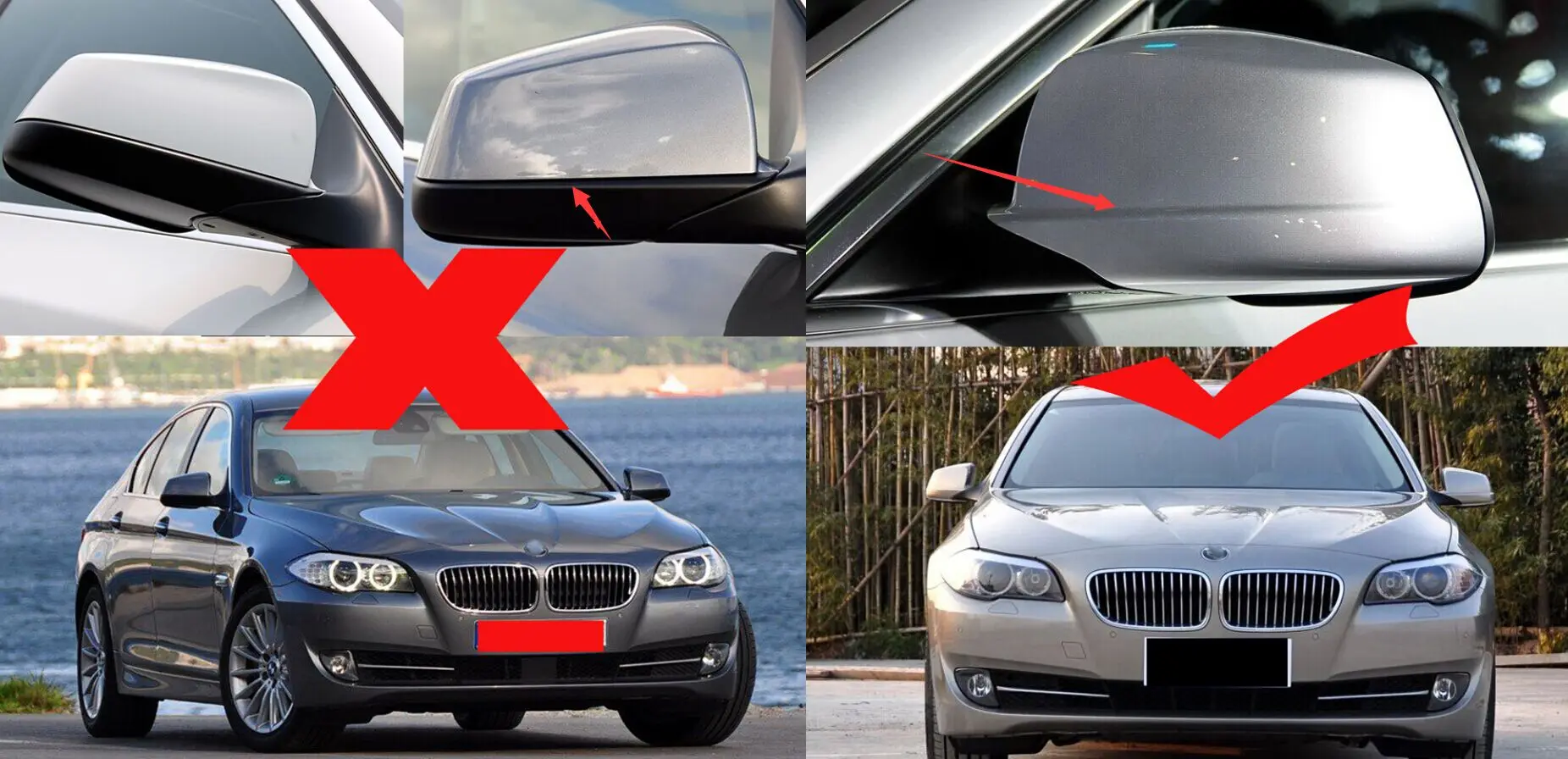 Глянцевый черный чехол для зеркала заднего вида для BMW F10 F11 5 Series 11-13 Pre-LCI M5 2011 51167216369, 51167216370
Глянцевый черный чехол для зеркала заднего вида для BMW F10 F11 5 Series 11-13 Pre-LCI M5 2011 51167216369, 51167216370