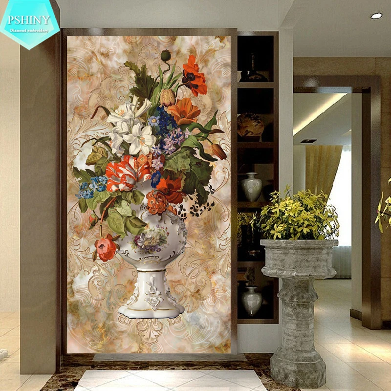 5D DIY Diamond embroidery vivid vase pictures Home Decor Fully Resin round or square rhinestone needlework flower painting 
5D DIY Diamond embroidery vivid vase pictures Home Decor Fully Resin round or square rhinestone needlework flower painting