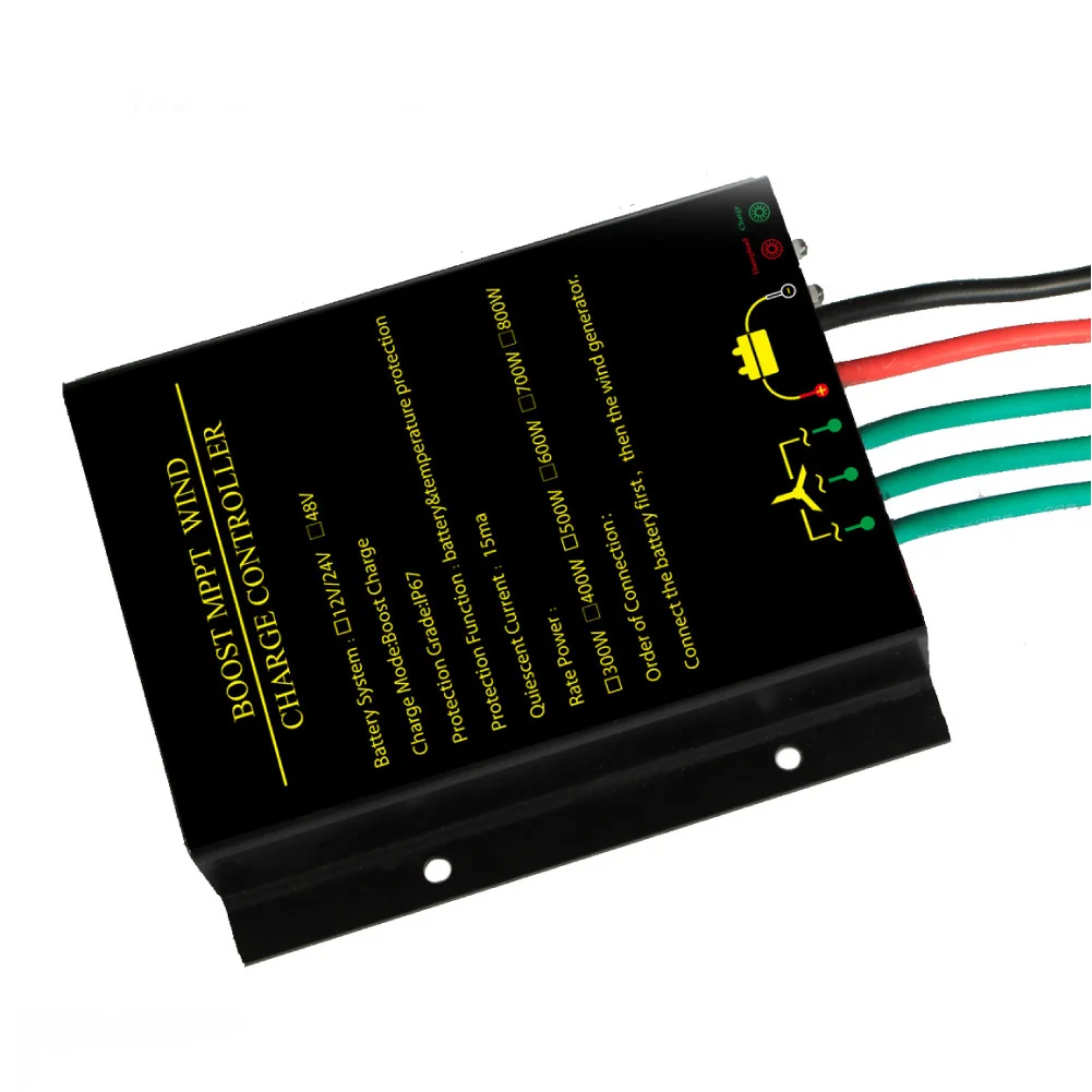 12V 24V 48V Charge Controller Short Circuit Protection Generator Waterproof Regulator Durable Aluminum Portable Wind Power Safe
12V 24V 48V Charge Controller Short Circuit Protection Generator Waterproof Regulator Durable Aluminum Portable Wind Power Safe