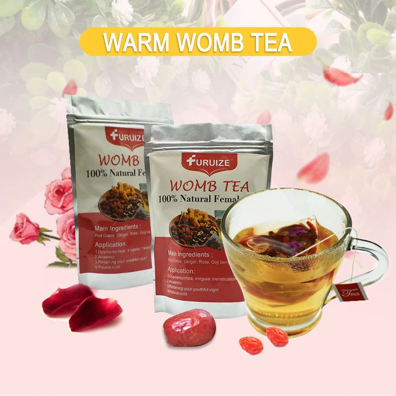 Generic 3pcs Or Bag Furuize Warming Womb Tea Detox Herbal Uterus Cleansing Tea Irregular