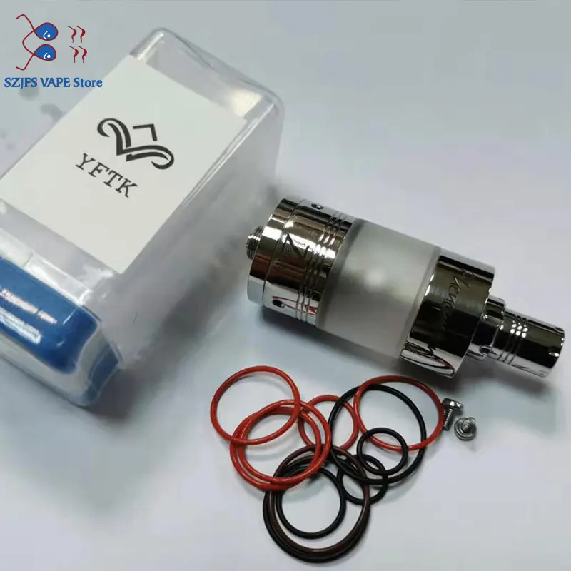YFTK Style phenomenon zest 2.2 urs RTA 22mm DIY Atomizer Rebuildable Vape Tank Electronic Cigarette For 510 Vape Mod vs Taifun
YFTK Style phenomenon zest 2.2 urs RTA 22mm DIY Atomizer Rebuildable Vape Tank Electronic Cigarette For 510 Vape Mod vs Taifun
