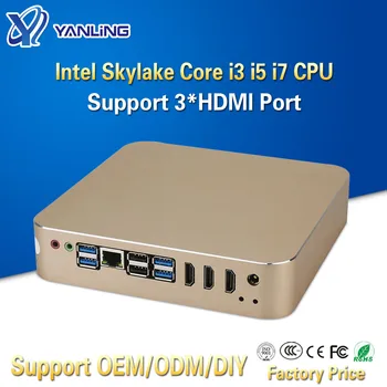 Yanling High Quality Mini Computer Intel H110 Motherboard Core i3 6100 i5 6500 i7 6700 3*HDMI Display Port Linux 4K TV Box PC
Yanling High Quality Mini Computer Intel H110 Motherboard Core i3 6100 i5 6500 i7 6700 3*HDMI Display Port Linux 4K TV Box PC