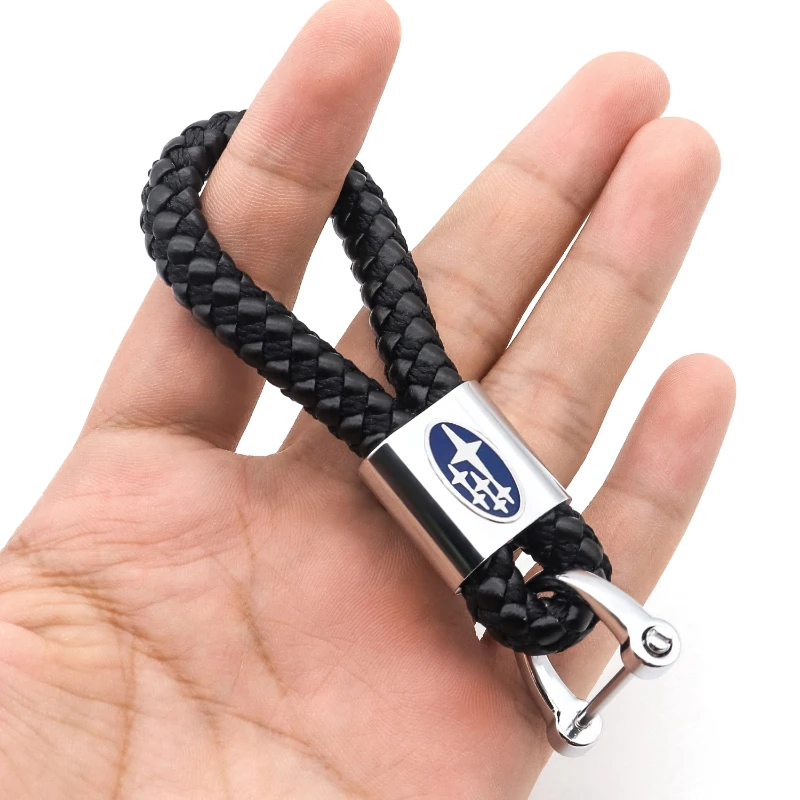 Auto parts business keychain high quality braided rope pendant for Subaru- Forester Outback impreza LEGACY LEVORG XV BRZ WR
Auto parts business keychain high quality braided rope pendant for Subaru- Forester Outback impreza LEGACY LEVORG XV BRZ WR
