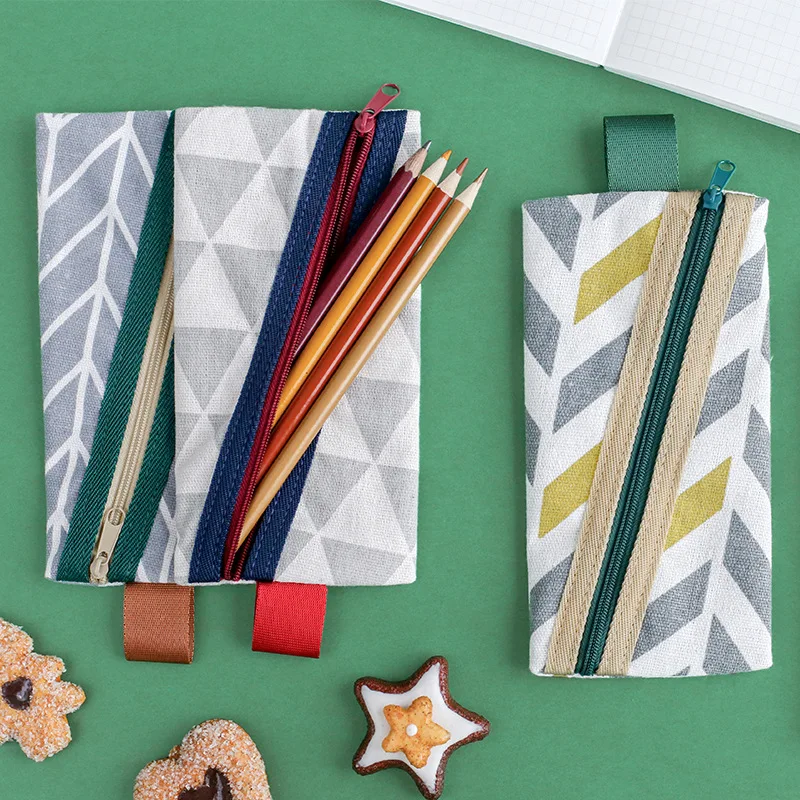 Contrast Color Canvas Pen Bag INS Large Capacity Solid Color Simple Students Girl'S BOY'S Pencil Case Japanese Style Base Pencil
Contrast Color Canvas Pen Bag INS Large Capacity Solid Color Simple Students Girl'S BOY'S Pencil Case Japanese Style Base Pencil