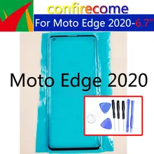 Écran tactile de remplacement, pour Motorola Moto Edge 2020 XT2063 XT2063-3, panneau en verre avant, lentille LCD=