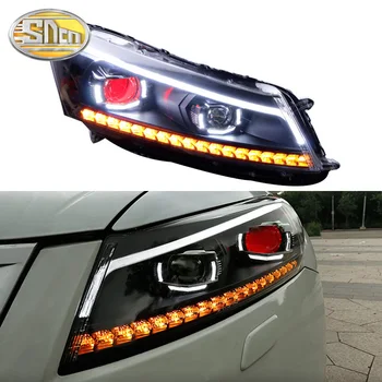 Car Styling LED Headlight For Honda Accord 8 2008 - 2013 LED DRL Dynamic Turn Signal Light LED Red Devil Eyes Head Lamp Assembly
Car Styling LED Headlight For Honda Accord 8 2008 - 2013 LED DRL Dynamic Turn Signal Light LED Red Devil Eyes Head Lamp Assembly