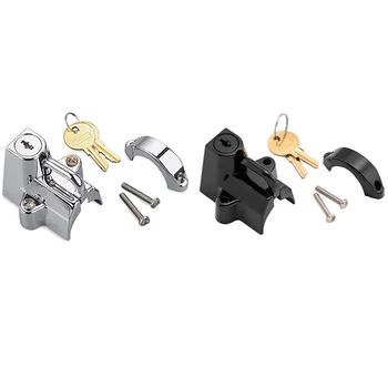 Universal Motorcycle Handlebar Shelf Bar Tube Helmet Lock with 2 Keys for 7/8 inch to 1-1/4 inch 25-32mm
Universal Motorcycle Handlebar Shelf Bar Tube Helmet Lock with 2 Keys for 7/8 inch to 1-1/4 inch 25-32mm