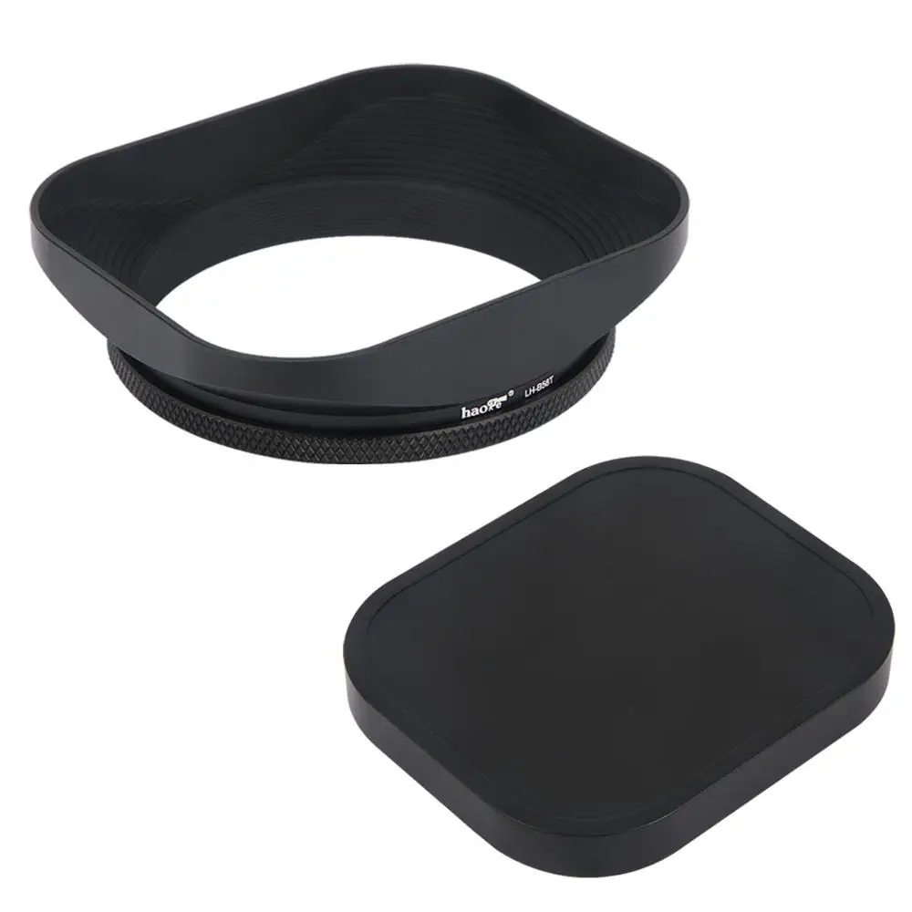 Haoge 58mm Square Metal Screw-in Lens Hood and Metal Cap are specially designed for all 58mm lens or filter thread Black
Haoge 58mm Square Metal Screw-in Lens Hood and Metal Cap are specially designed for all 58mm lens or filter thread Black
