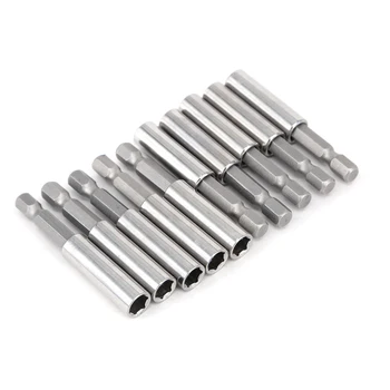 60mm 10pcs Socket Drill Bit Holders Extra-strength Magnet Holds Bits Securely For Working With Hard To Reach Screws
60mm 10pcs Socket Drill Bit Holders Extra-strength Magnet Holds Bits Securely For Working With Hard To Reach Screws