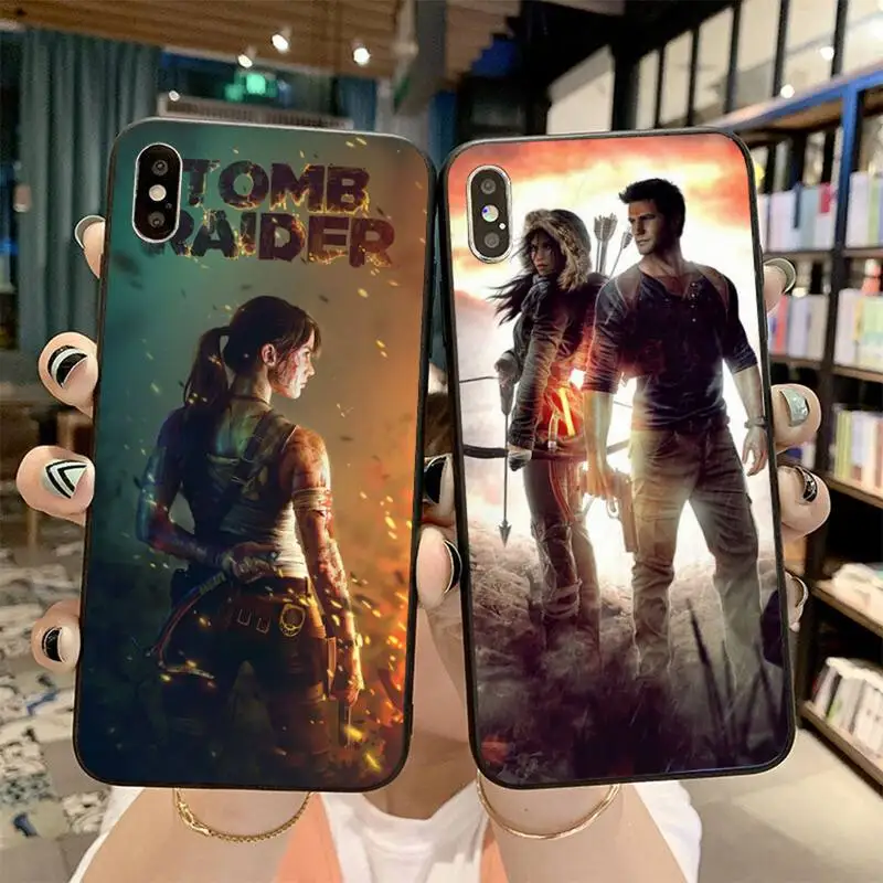 Чехол Lara Croft Tomb Raider для iPhone 11 pro XS MAX 8 7 6 6S Plus X 5S SE 2020 XR | Мобильные телефоны и