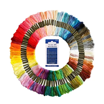 124 Colors/set Polyester Cotton Cross Stitch Thread DIY Embroidery Thread Kit Sewing Thread Set DIY Sewing Tools
124 Colors/set Polyester Cotton Cross Stitch Thread DIY Embroidery Thread Kit Sewing Thread Set DIY Sewing Tools