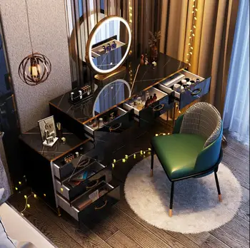 Nordic Light luxury dressing table modern simple bedroom small unit storage cabinet net red INS with light dressing table
Nordic Light luxury dressing table modern simple bedroom small unit storage cabinet net red INS with light dressing table
