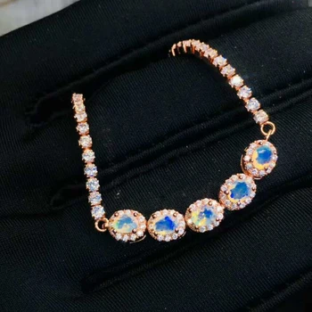 Fidelity natural 3*4mm opal Bracelets s925 sterling silver fresh fine jewelry for women party natural color gemstone
Fidelity natural 3*4mm opal Bracelets s925 sterling silver fresh fine jewelry for women party natural color gemstone