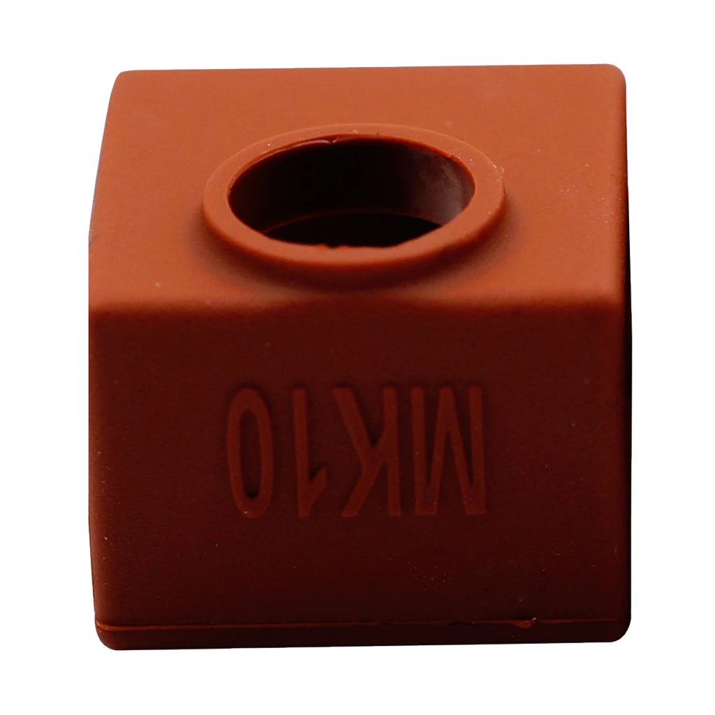 Silicone Socks Cover Instead Ceramic Insulation For MK10 Printer, Soft Rubber Heater Block Sleeve Protector Coffee Silicone Socks Cover Instead Ceramic Insulation For MK10 Printer, Soft Rubber Heater Block Sleeve Protector Coffee