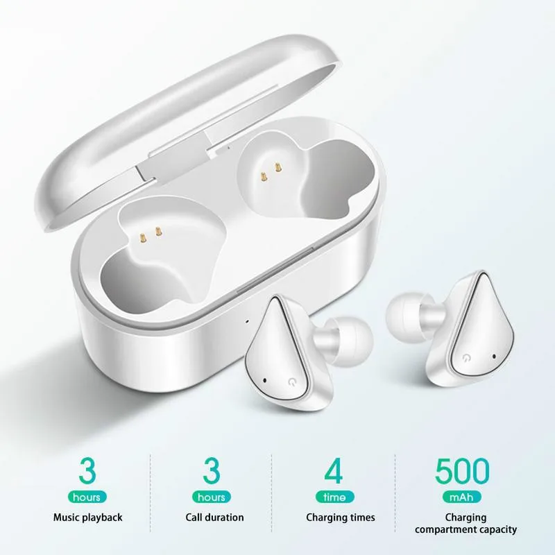 Mini TWS Bluetooth 5.0 Earphone Noise Reduction Wireless Earbuds HiFi Sports Headphones Stereo Headphone with Mic D011
Mini TWS Bluetooth 5.0 Earphone Noise Reduction Wireless Earbuds HiFi Sports Headphones Stereo Headphone with Mic D011