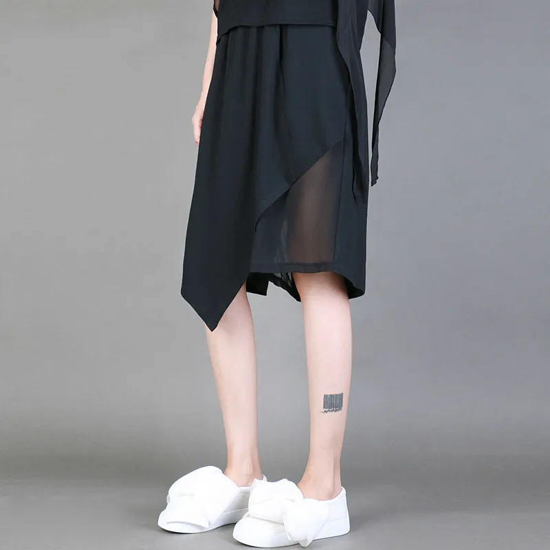 XUXI 2020 New Summer Pants Irregular Chiffon Elastic Waist Loose Women's Fashion Loose 5-point Pants Medium Pants FZ1492
XUXI 2020 New Summer Pants Irregular Chiffon Elastic Waist Loose Women's Fashion Loose 5-point Pants Medium Pants FZ1492