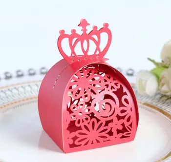 Crown Hollow Rose Laser Cut Wedding Favor Boxes Hollow Out Craft Paper Box for Gifts Candy Sweets
Crown Hollow Rose Laser Cut Wedding Favor Boxes Hollow Out Craft Paper Box for Gifts Candy Sweets