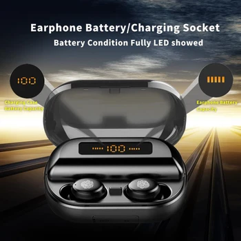 Bluetooth headset digital power display HiFi sound quality binaural call fingerprint touch siri voice assistant waterproof
Bluetooth headset digital power display HiFi sound quality binaural call fingerprint touch siri voice assistant waterproof