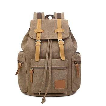 Canvas bag leisure men's bag backpack student bag
Canvas bag leisure men's bag backpack student bag