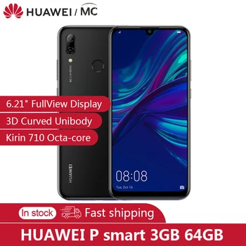 Original HUAWEI P Smart 2019 6.21" FHD 3400mAh Mobile phone Kirin710 Octa-core EMUI 9.0 NFC 3GB 64GB FCC LTE Cellphone
Original HUAWEI P Smart 2019 6.21" FHD 3400mAh Mobile phone Kirin710 Octa-core EMUI 9.0 NFC 3GB 64GB FCC LTE Cellphone