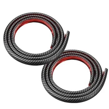 Pair 150cm Universal Car Rubber Trim for Fender Flares Wheel Arch Protection Moldings Carbon Fiber Styling 
Pair 150cm Universal Car Rubber Trim for Fender Flares Wheel Arch Protection Moldings Carbon Fiber Styling