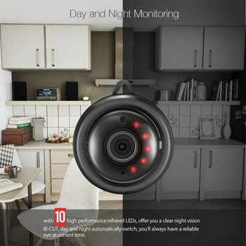 Camcorder Mini Wireless High Definition WiFi Remote Surveillance Camera Recorder Camera Motion Detection Mini Camcorder
Camcorder Mini Wireless High Definition WiFi Remote Surveillance Camera Recorder Camera Motion Detection Mini Camcorder