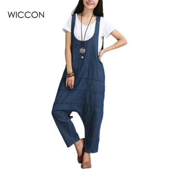 Spring Denim Jumpsuits Women Harem Pants Ladies' Loose Jeans Gallus Rompers Female Suspender Big Size 
Spring Denim Jumpsuits Women Harem Pants Ladies' Loose Jeans Gallus Rompers Female Suspender Big Size