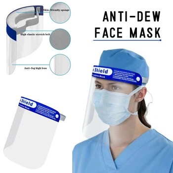 10PCS Face Shield Protective Mask Adjustable Clear Face Mask Anti-Fog Anti-Droplets Full Protection Transparent Hat Face Shield
10PCS Face Shield Protective Mask Adjustable Clear Face Mask Anti-Fog Anti-Droplets Full Protection Transparent Hat Face Shield