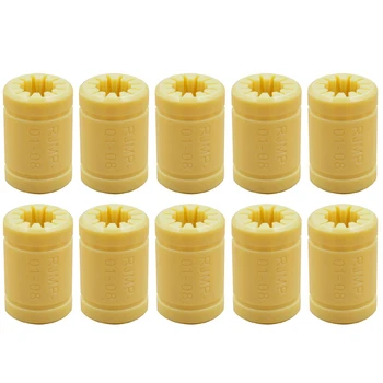 10 LM8UU 3D Printer Solid Polymer Bearing 8 mm Shafts for Mendel 3D Printer Parts
10 LM8UU 3D Printer Solid Polymer Bearing 8 mm Shafts for Mendel 3D Printer Parts