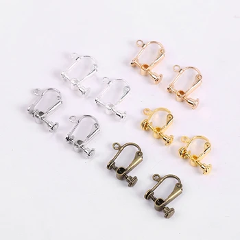 10Pcs/Lot 15x13mm No Pierced Earring Brass Screw Ear Clip Earring Settings Findings For DIY Jewelry Making Supplies
10Pcs/Lot 15x13mm No Pierced Earring Brass Screw Ear Clip Earring Settings Findings For DIY Jewelry Making Supplies