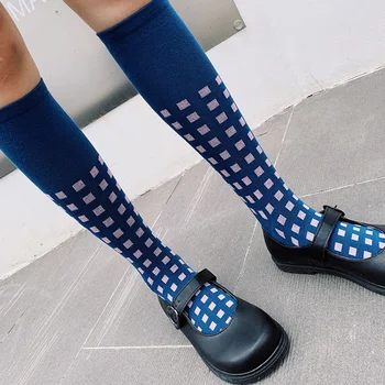 Autumn Winter Plaid Stockings Women Elasticity Knee Stockings Female Cotton Long Stocking Women Black Blue Green Orange Rose-Red
Autumn Winter Plaid Stockings Women Elasticity Knee Stockings Female Cotton Long Stocking Women Black Blue Green Orange Rose-Red