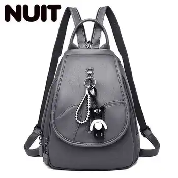 2020 Classic Women Leather Backpacks For Girls Sac a Dos Female Backpack College Travel Bagpack Ladies Back Pack Mochilas Girl
2020 Classic Women Leather Backpacks For Girls Sac a Dos Female Backpack College Travel Bagpack Ladies Back Pack Mochilas Girl