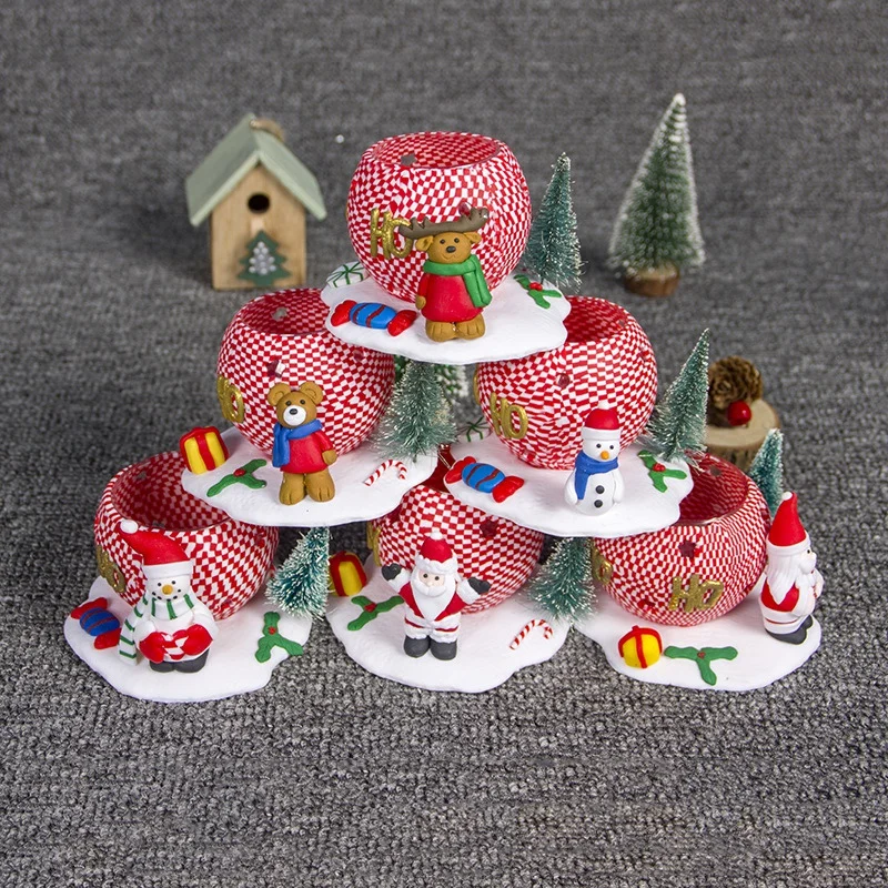 Three-Dimensional Dolls Christmas Candlesticks Accessories Christmas Candle Holder Soft Ceramic Candle Holders l Christmas Decor
Three-Dimensional Dolls Christmas Candlesticks Accessories Christmas Candle Holder Soft Ceramic Candle Holders l Christmas Decor