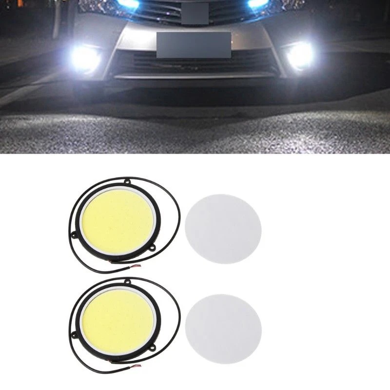 Car DRL Daytime Running Lights Flexible Round Shape COB Driving Fog Lamp White Bulbs Car-styling 2PCS 12V 90mm
Car DRL Daytime Running Lights Flexible Round Shape COB Driving Fog Lamp White Bulbs Car-styling 2PCS 12V 90mm