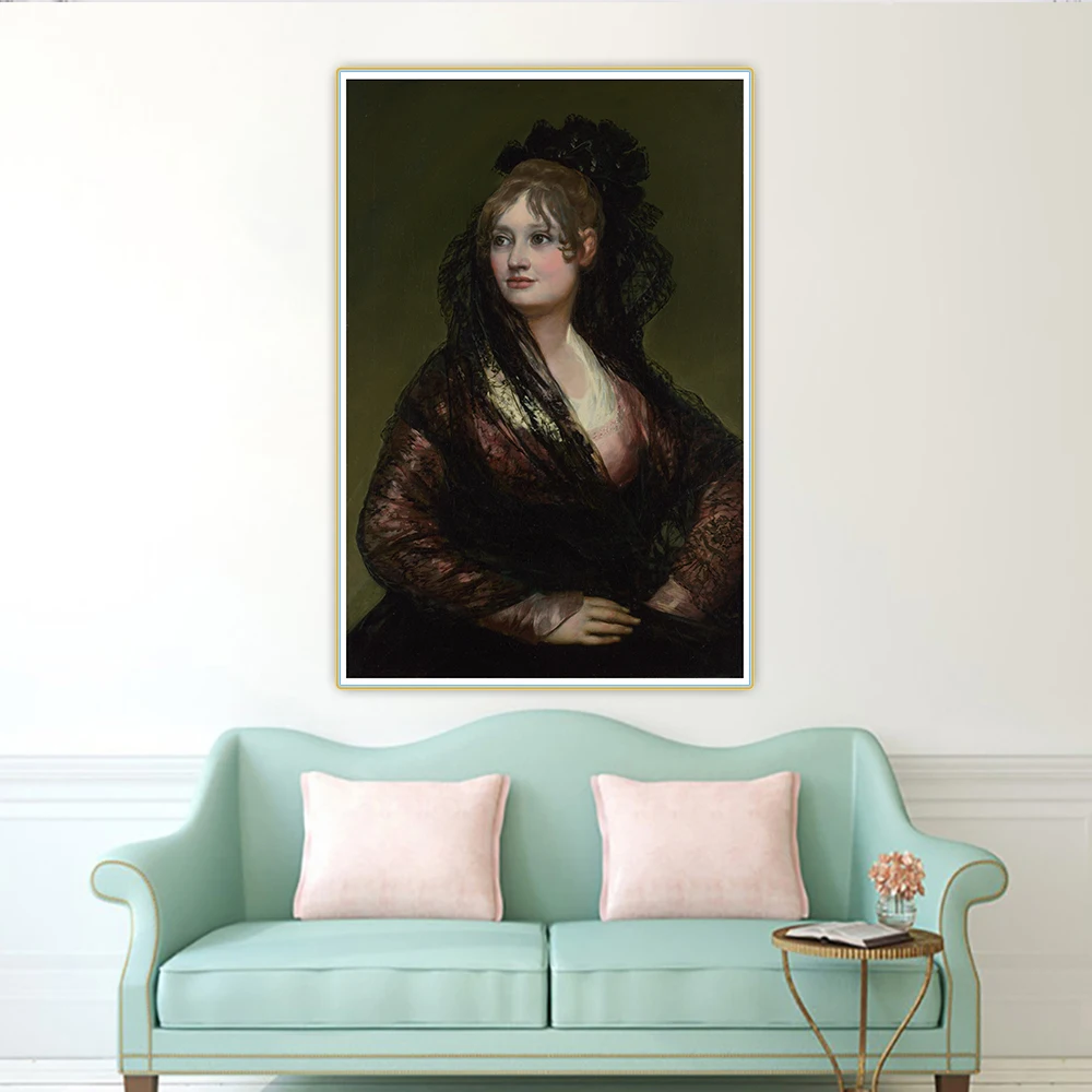 Francisco Goya"Mrs. Isabel De Porcel"Canvas Oil Painting Western Art Decor Poster Wall Aesthetic Home Decoration
Francisco Goya"Mrs. Isabel De Porcel"Canvas Oil Painting Western Art Decor Poster Wall Aesthetic Home Decoration