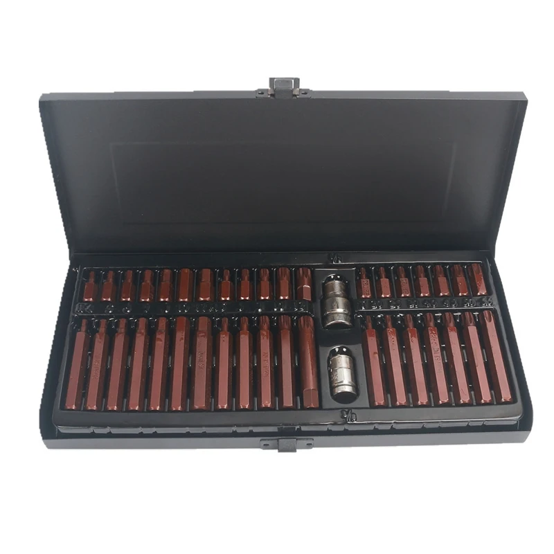 EASY-40Pcs/Set Hex Star Spline Socket Screwdriver Bit Set Drive Torx Sockets Bits Car Van Repair Tools Kits
EASY-40Pcs/Set Hex Star Spline Socket Screwdriver Bit Set Drive Torx Sockets Bits Car Van Repair Tools Kits