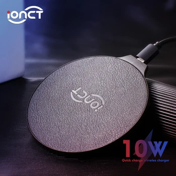 iONCT 10W Fast Wireless Charger for iPhone 11 pro X XR XS qi wirless Charging for Samsung phone USB charger wireless leather pad
iONCT 10W Fast Wireless Charger for iPhone 11 pro X XR XS qi wirless Charging for Samsung phone USB charger wireless leather pad